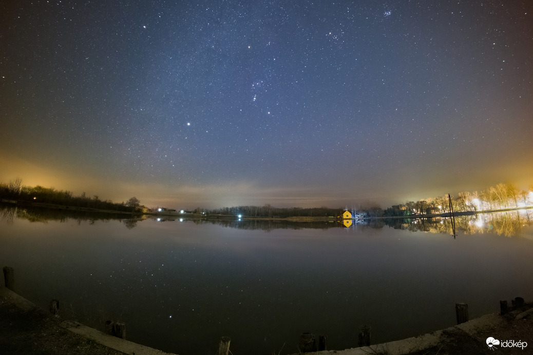 Tóparti csillagos éj