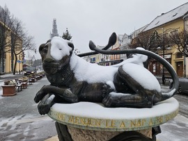 Kőszegen jár a tél