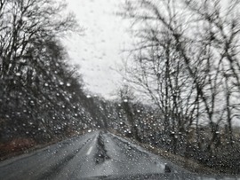 Eső esik Kőszeg környékén