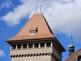 Kőszeg, felhők és tetők