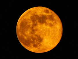 Az év első szigetközi teliholdja