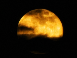 Az év első szigetközi teliholdja