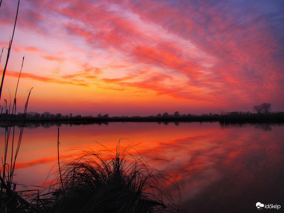 Naplementés tükröződés 