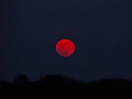 Vörösen kelt a telihold 