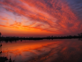 Naplementés tükröződés 