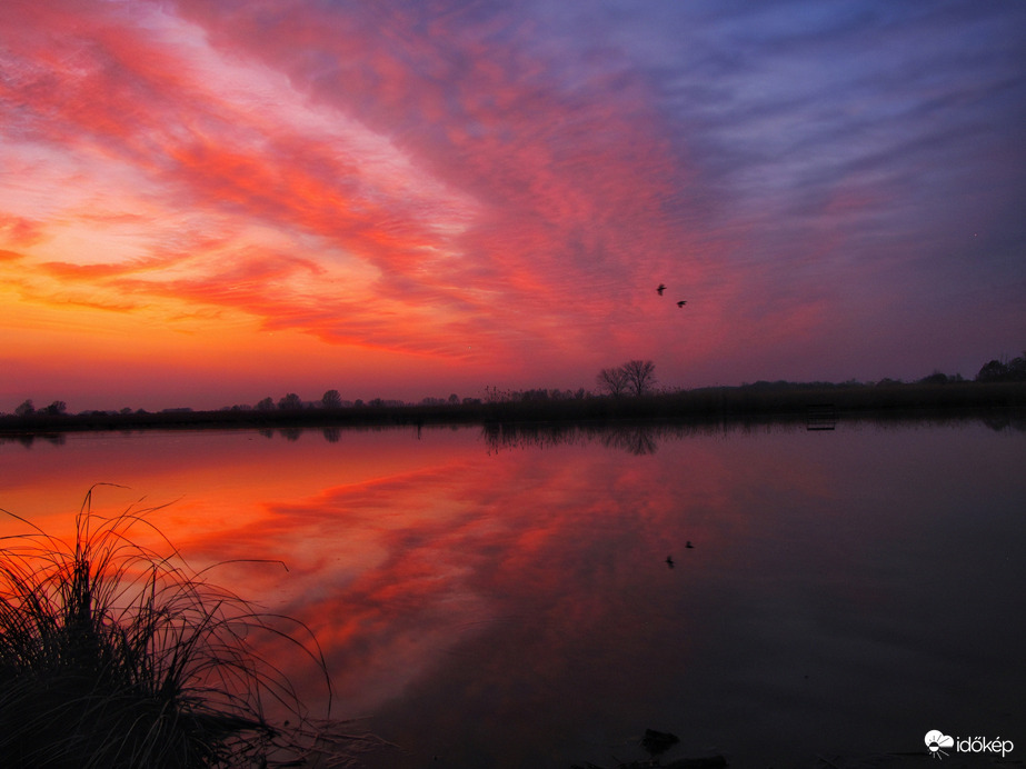 Naplementés tükröződés 