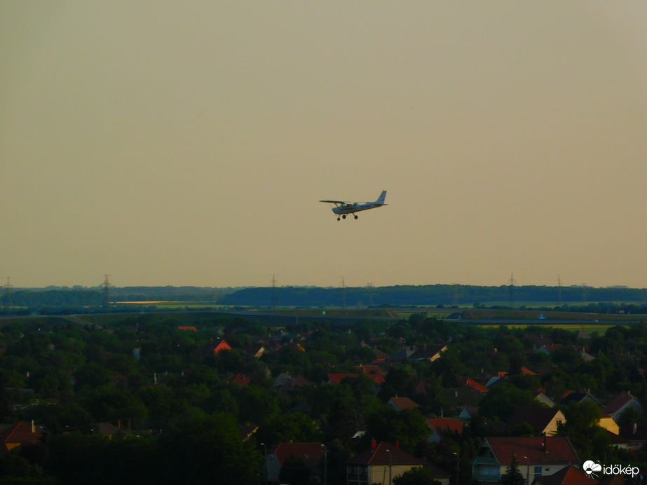 Nagytálya, leszállás