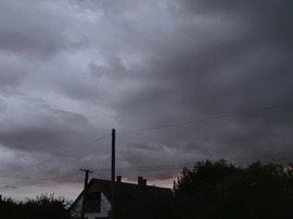 Egy kisebb kialakult "vihar" a sötétedésben 6