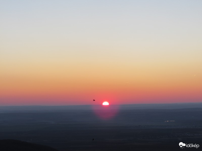 Naplemente a Mátrából