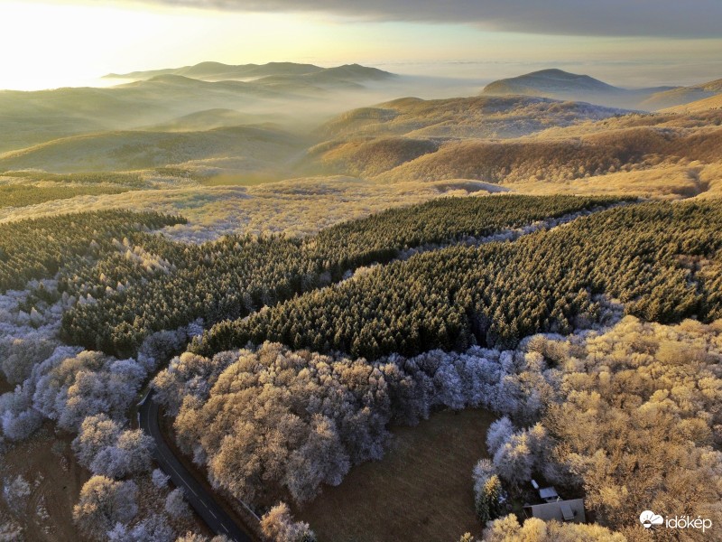Gyönyörű fények és színek a Mátrában,nagyon szép volt!!