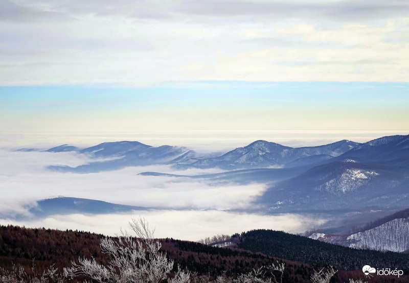 Pazar látvány a Galya-kilátóból,Mátra  2017-12-22