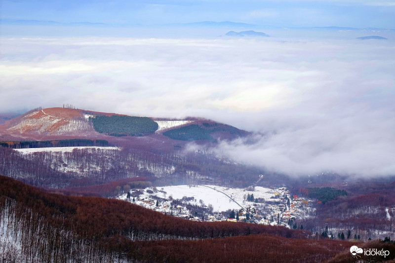 Pazar látvány a Galya-kilátóból,Mátra  2017-12-22