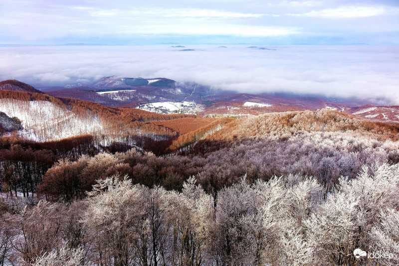 Pazar látvány a Galya-kilátóból,Mátra  2017-12-22