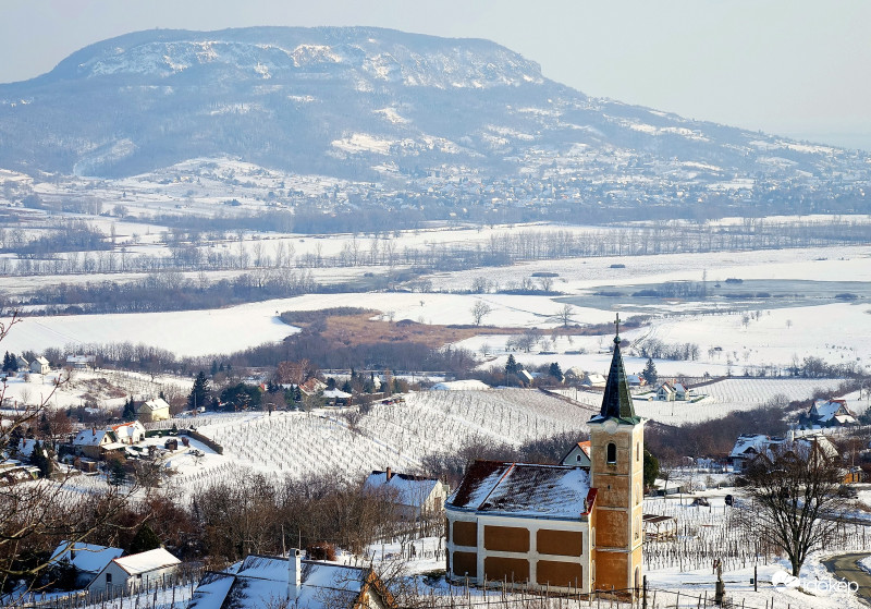 Pazar téli táj. Szent György-hegyről 