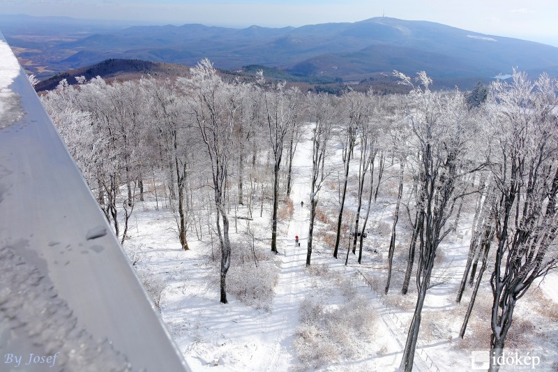 2016.02.04. Péter-hegyese kilátóból,Galyatető