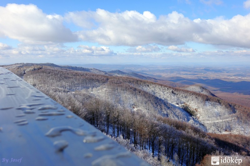 2016.02.04. Péter-hegyese kilátóból,Galyatető