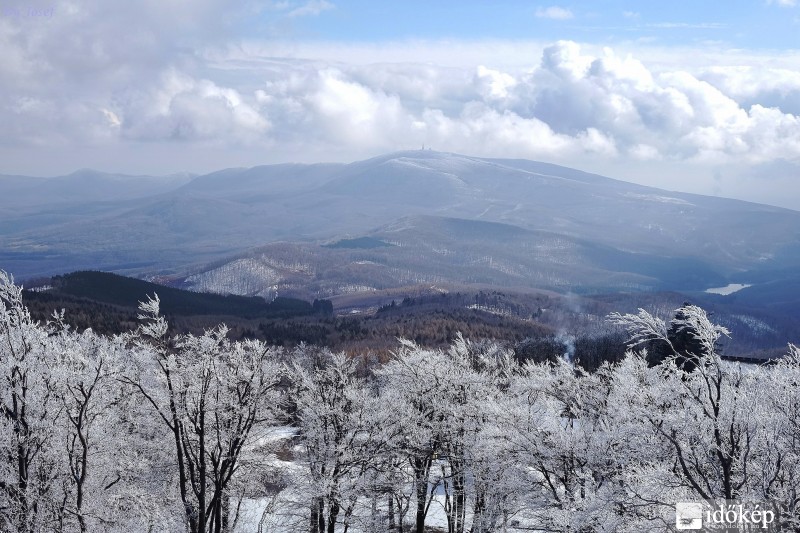 A havas Mátra,Kékestető irányába 2016.02.26.