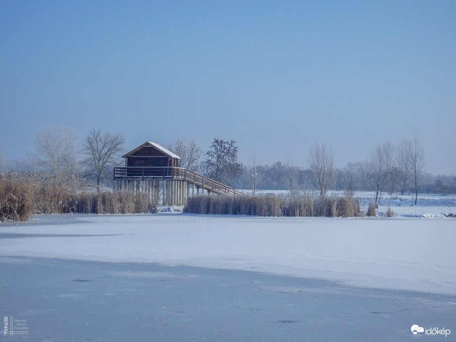 Havas álomvilág Tiszalökön – ritka pillanatok a nagy havazás után