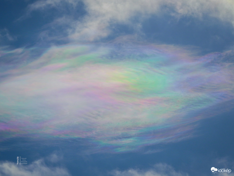 Irizáló felhők Bükkszentkereszten