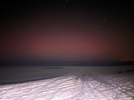 Sarki fény Tiszalökön