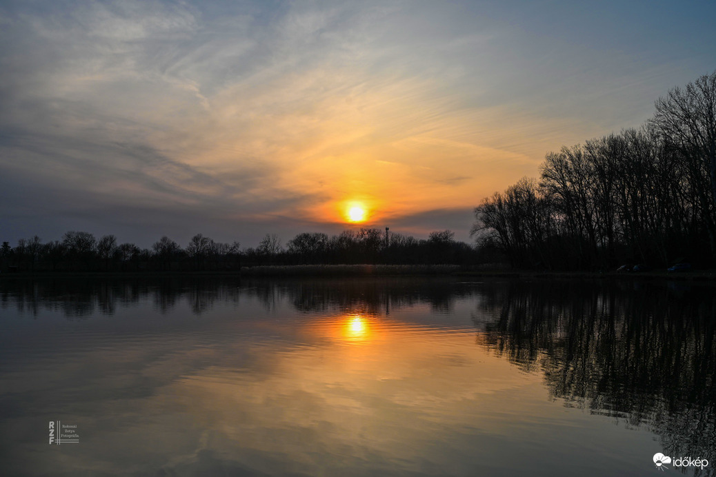 Szaharai poros naplemente