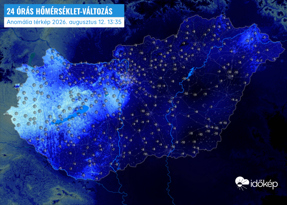 Véget vetett a forróságnak a front