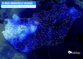 Véget vetett a forróságnak a front