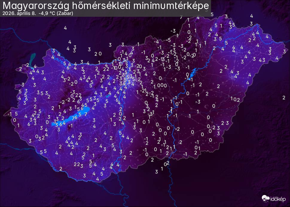 Szerda reggel is fagyott