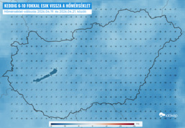 Jelentős lehűlést hoz a hidegfront