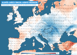 Jelentős lehűlést érkezik a Kárpát-medencébe