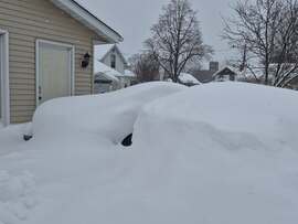 Hóviharok a Nagy-tavaknál