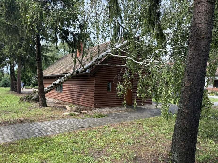 Fákat döntött ki a vihar Alsópáhokon