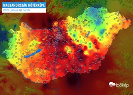 Zivatarok hűtenek a kánikulában