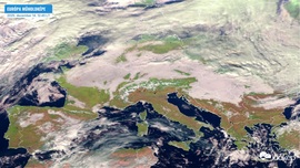 Műholdkép: EuMetsat