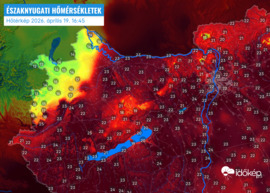 Megérkezett a front nyugatra