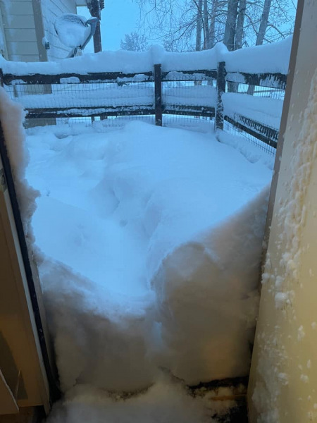 Történelmi hóvihar Denverben (Fotó: Chelsea Smith / Facebook)