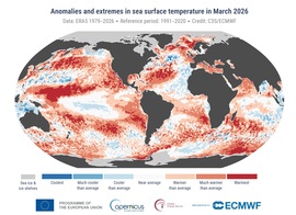 Tengerfelszín hőmérséklet anomália