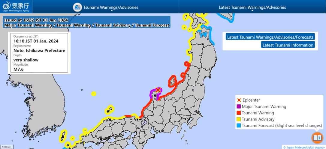 Térkép: JMA