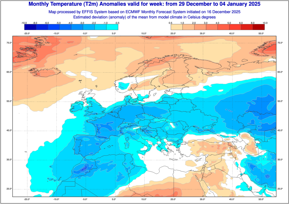 Térkép: EFFIS / ECMWF