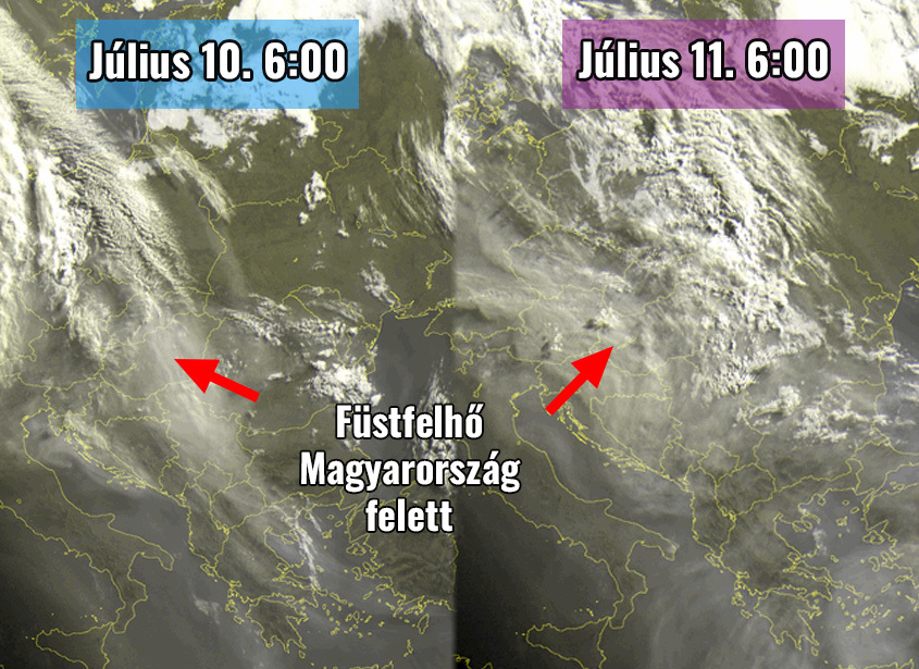 Füst van felettünk (sat24.com)