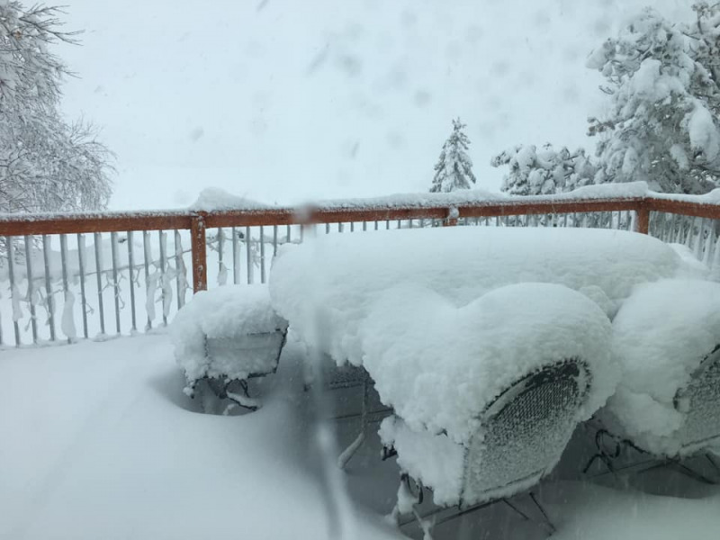 Történelmi hóvihar Denverben (Fotó: Margo Daugaard / Facebook)