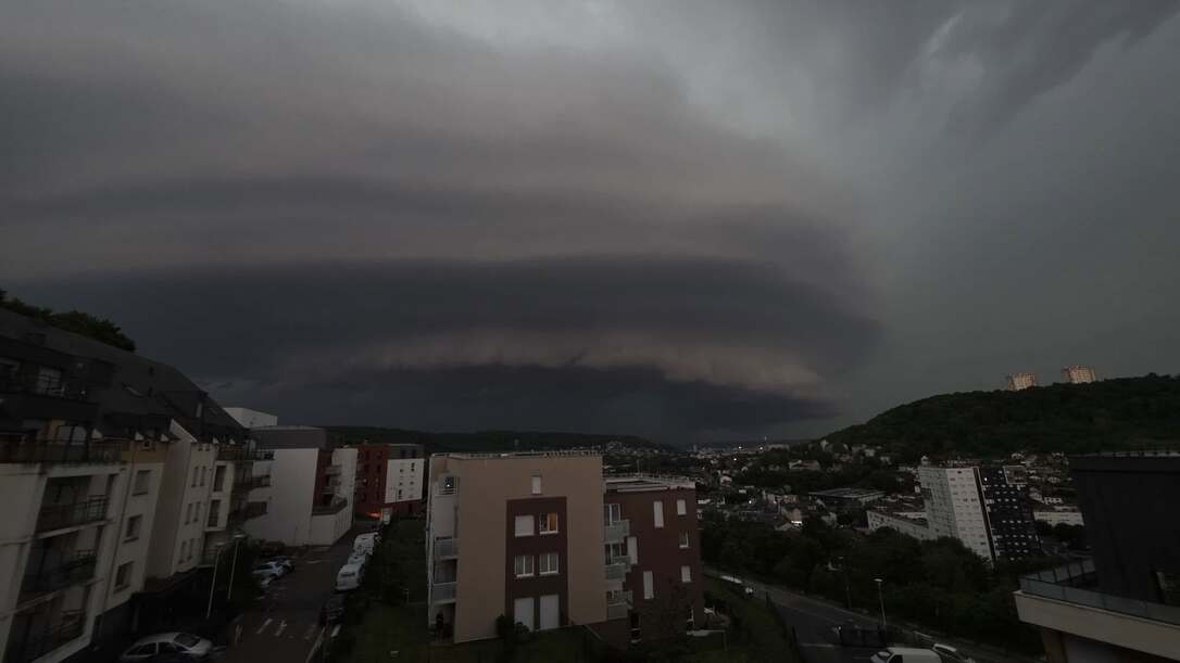 Heves viharok Franciaországban (Fotó: Maxime Lecluse)