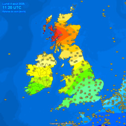 Térkép: Meteociel.fr