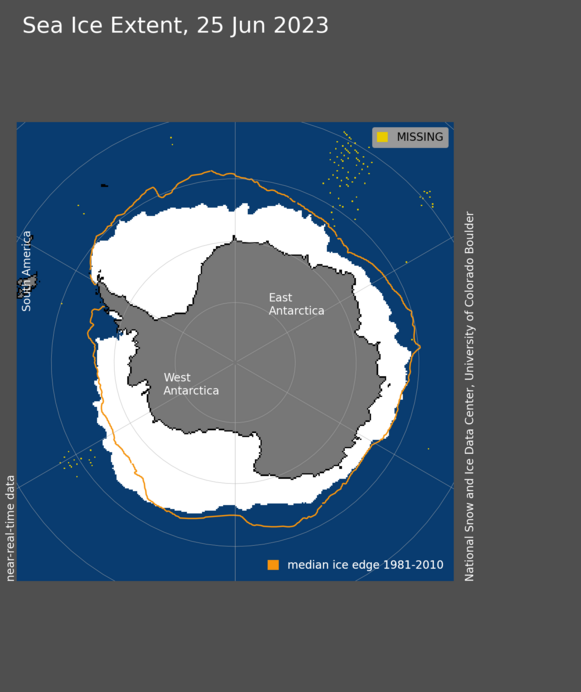Antarktiszi tengeri jég (Forrás: https://nsidc.org/)