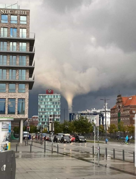Tornádó Kielben (Fotó: Sünje Lerch)