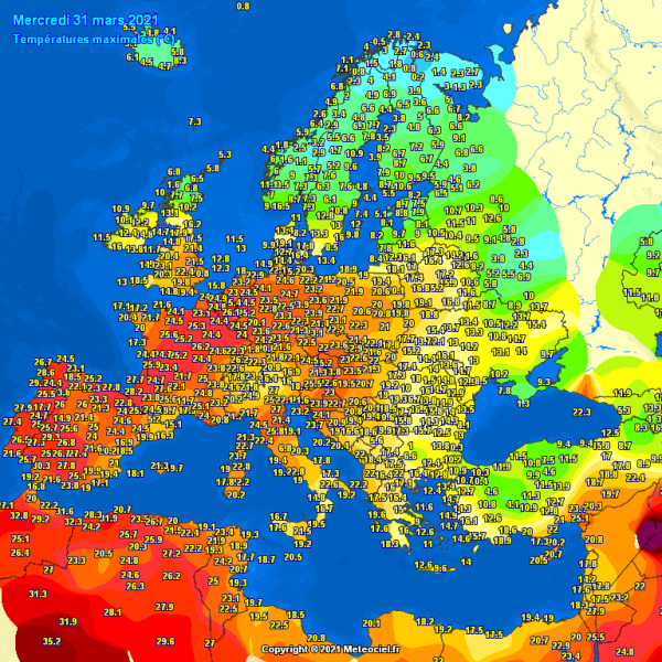 Forrás: Meteociel.fr