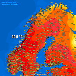 Térkép: Meteociel.fr