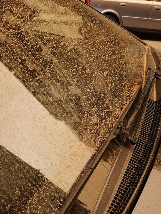 Szaharai por Görögország felett (Fotó: Vagelis Tsakirakis)