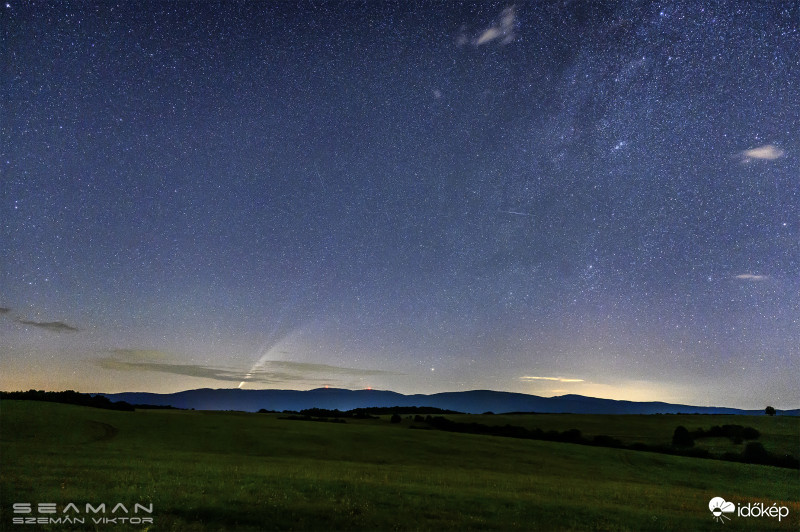 Neowise üstökös Debrőd 2020.7.12. 