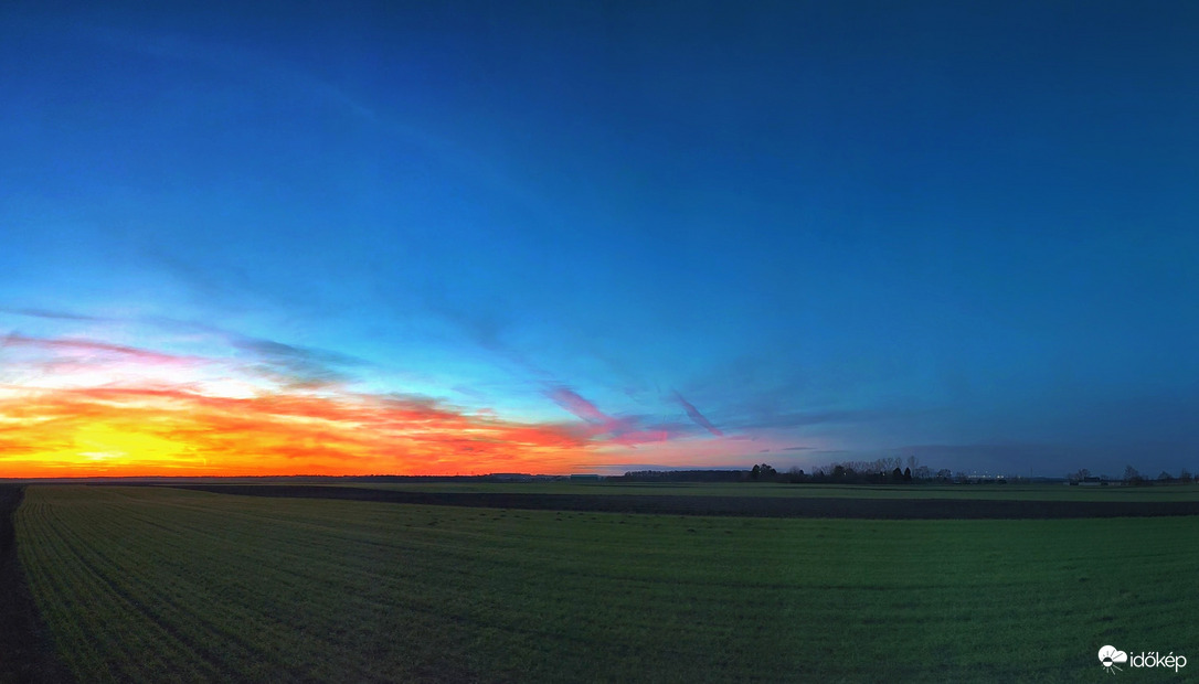 Panorámás kékóra